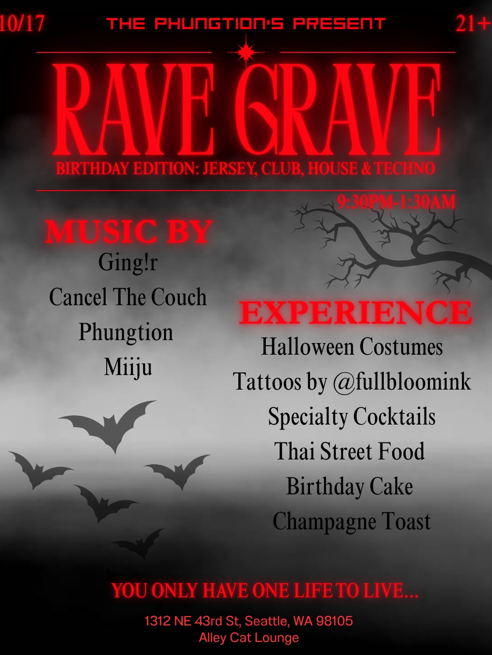 Rave Grave: Halloween birthday!
